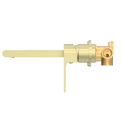 Nero Bianca Wall Mixer 200mm Spout Separate Backplates