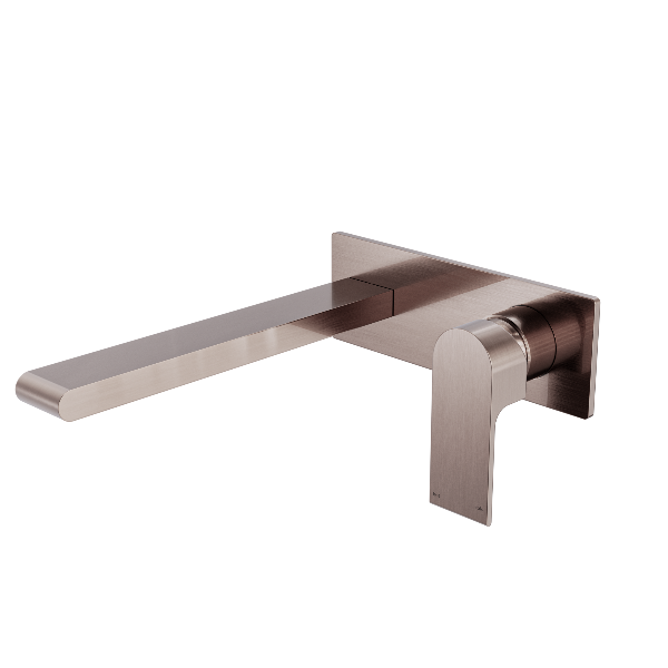 Nero Bianca Wall Basin/Bath Mixer 230mm  NR321510bBZ