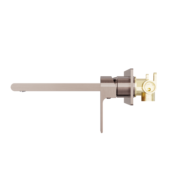 Nero Bianca Wall Basin/Bath Mixer 230mm  NR321510bBZ