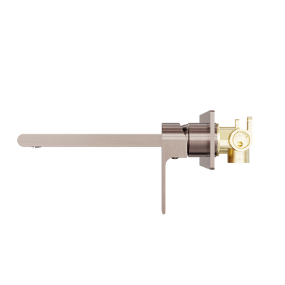 Nero Bianca Wall Basin/Bath Mixer 230mm  NR321510bBZ