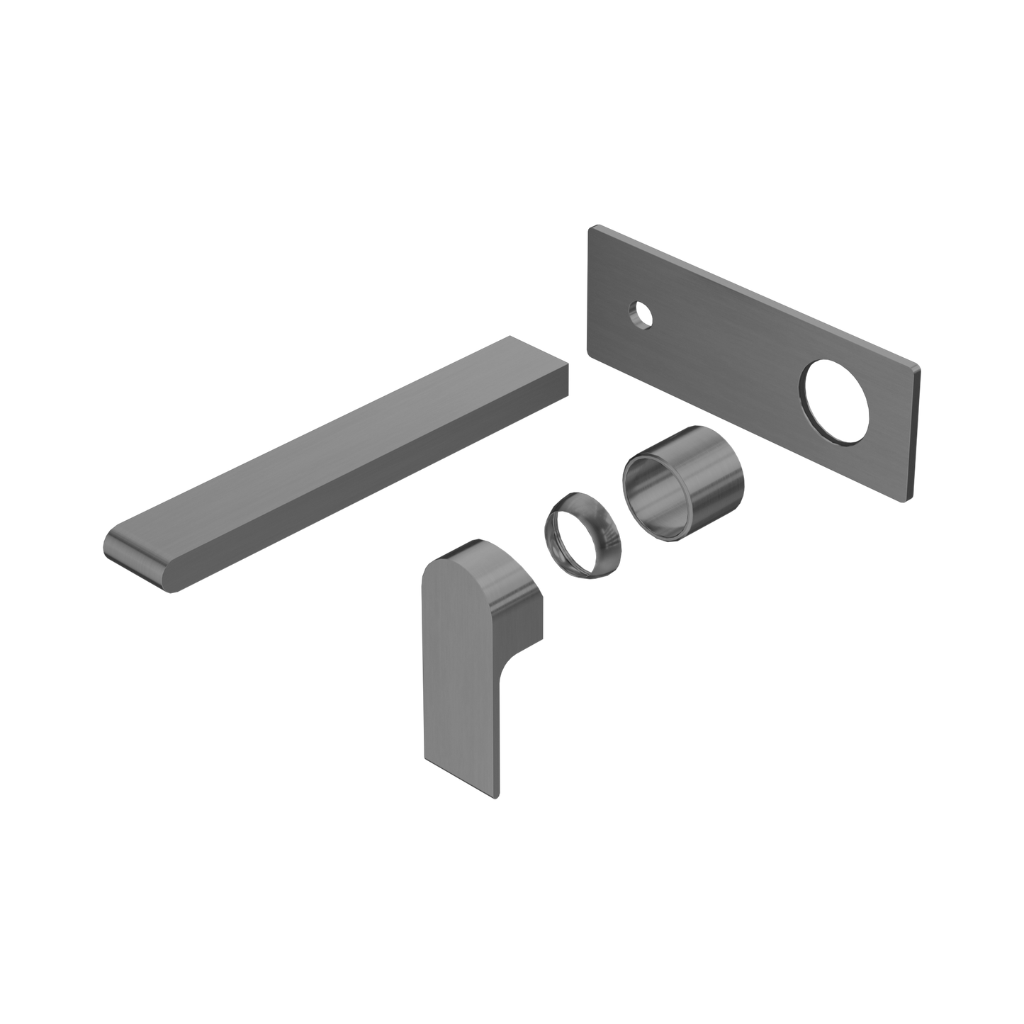 Bianca Wall Basin/Bath Mixer 230mm Trim Kits Only Gun Metal