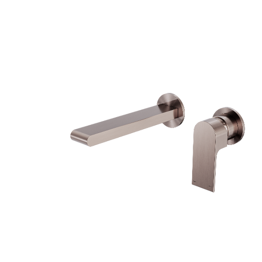 Nero Bianca Wall Basin/Bath Mixer Separate Back Plate 187mm  NR321510eBZ