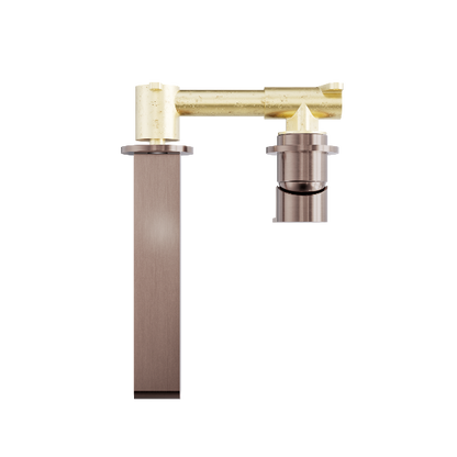 Nero Bianca Wall Basin/Bath Mixer Separate Back Plate 187mm  NR321510eBZ