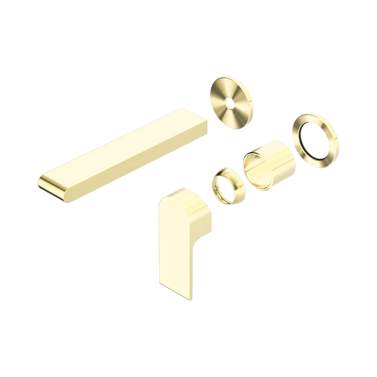 Bianca Wall Basin/Bath Mixer Separate Back Plate 187mm Trim Kits Only Brushed Gold