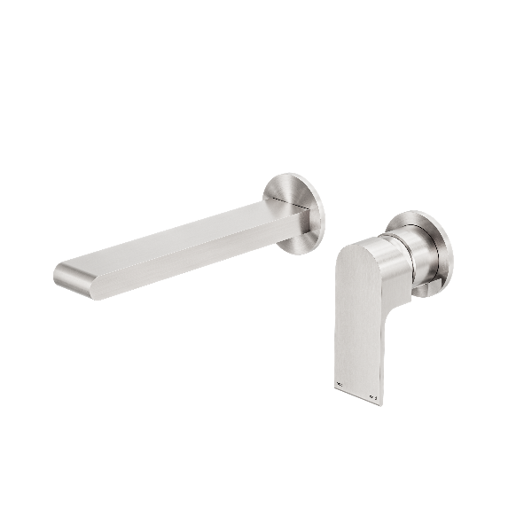 Nero Bianca Wall Basin/Bath Mixer Separate Back Plate 230mm  NR321510FBN