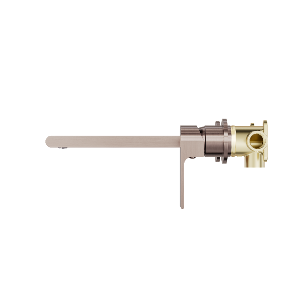 Nero Bianca Wall Basin/Bath Mixer Separate Back Plate 230mm  NR321510fBZ