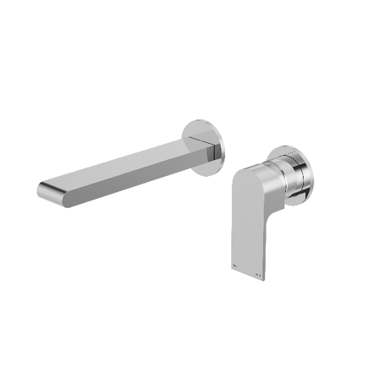 Nero Bianca Wall Basin/Bath Mixer Separate Back Plate 230mm  NR321510FCH