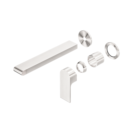Bianca Wall Basin/Bath Mixer Separate Back Plate 230mm Trim Kits Only Brushed Nickel