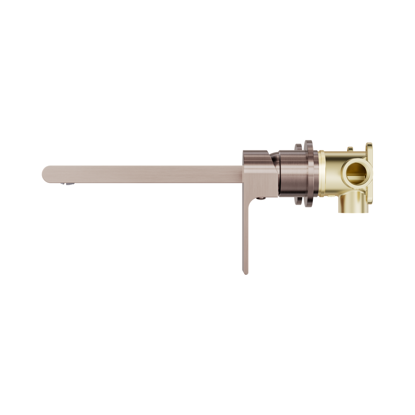 Bianca Wall Basin/Bath Mixer Separate Back Plate 230mm Brushed Bronze