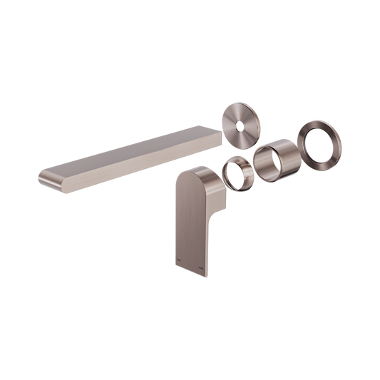 Bianca Wall Basin/Bath Mixer Separate Back Plate 230mm Trim Kits Only Brushed Bronze