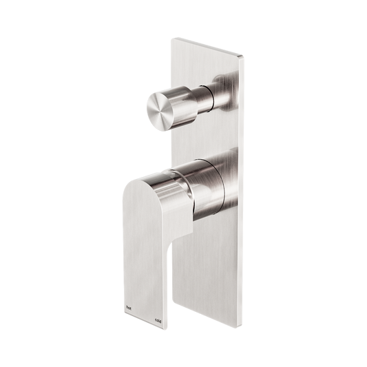 Bianca Shower Mixer With Diverter Brushed Nickel