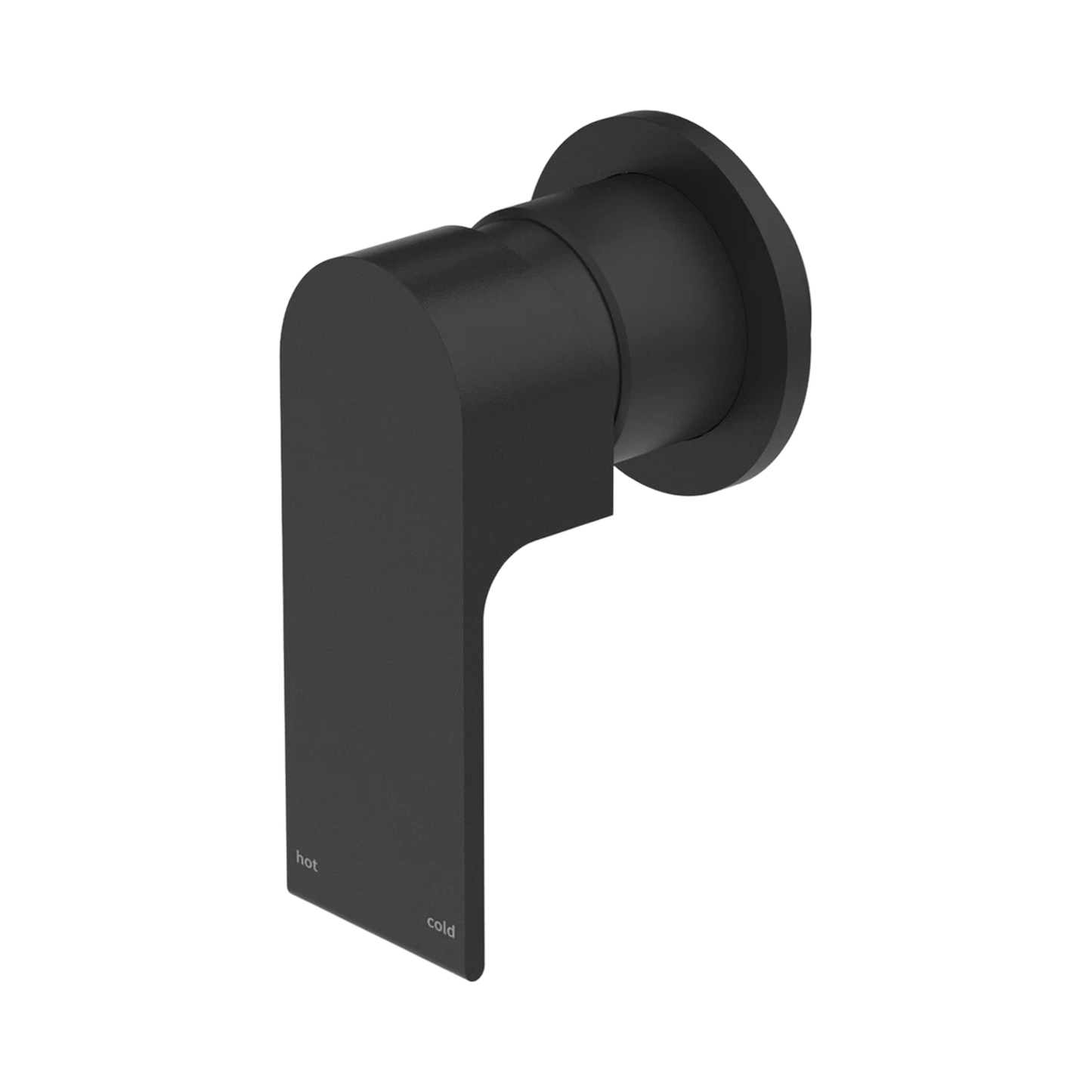 Bianca Shower Mixer 80mm Plate Matte Black