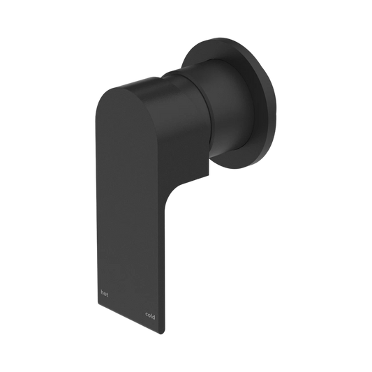 Bianca Shower Mixer 80mm Plate Matte Black