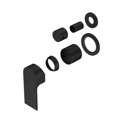 Nero Bianca Shower Mixer With Diverter Separate Backplate  NR321511GMB