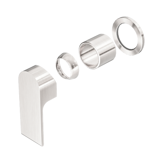 Bianca Shower Mixer 60mm Plate Trim Kits Only Brushed Nickel