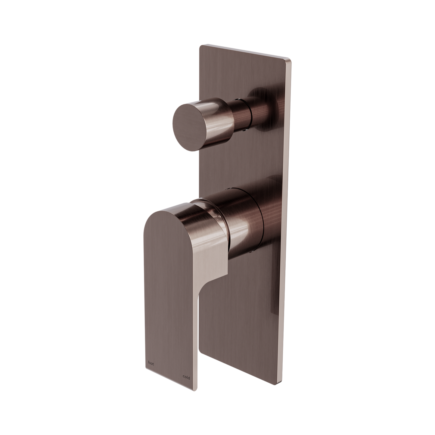 Bianca Shower Mixer With Diverter Brushed Bronze
