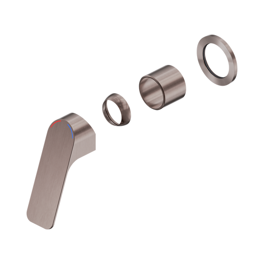 Bianca Care Shower Mixer 60mm Plate Trim Kits Only Brushed Bronze