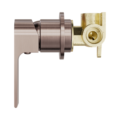 Bianca Shower Mixer 60mm Plate Brushed Bronze