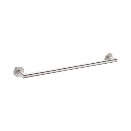 Dolce Single Towel Rail 700mm Brushed Nickel