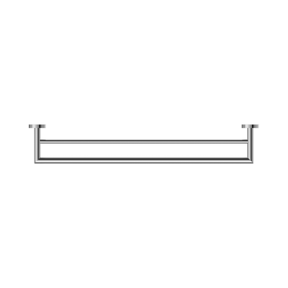 Dolce Double Towel Rail 700mm Chrome