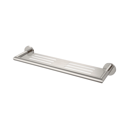Dolce Metal Shower Shelf Brushed Nickel