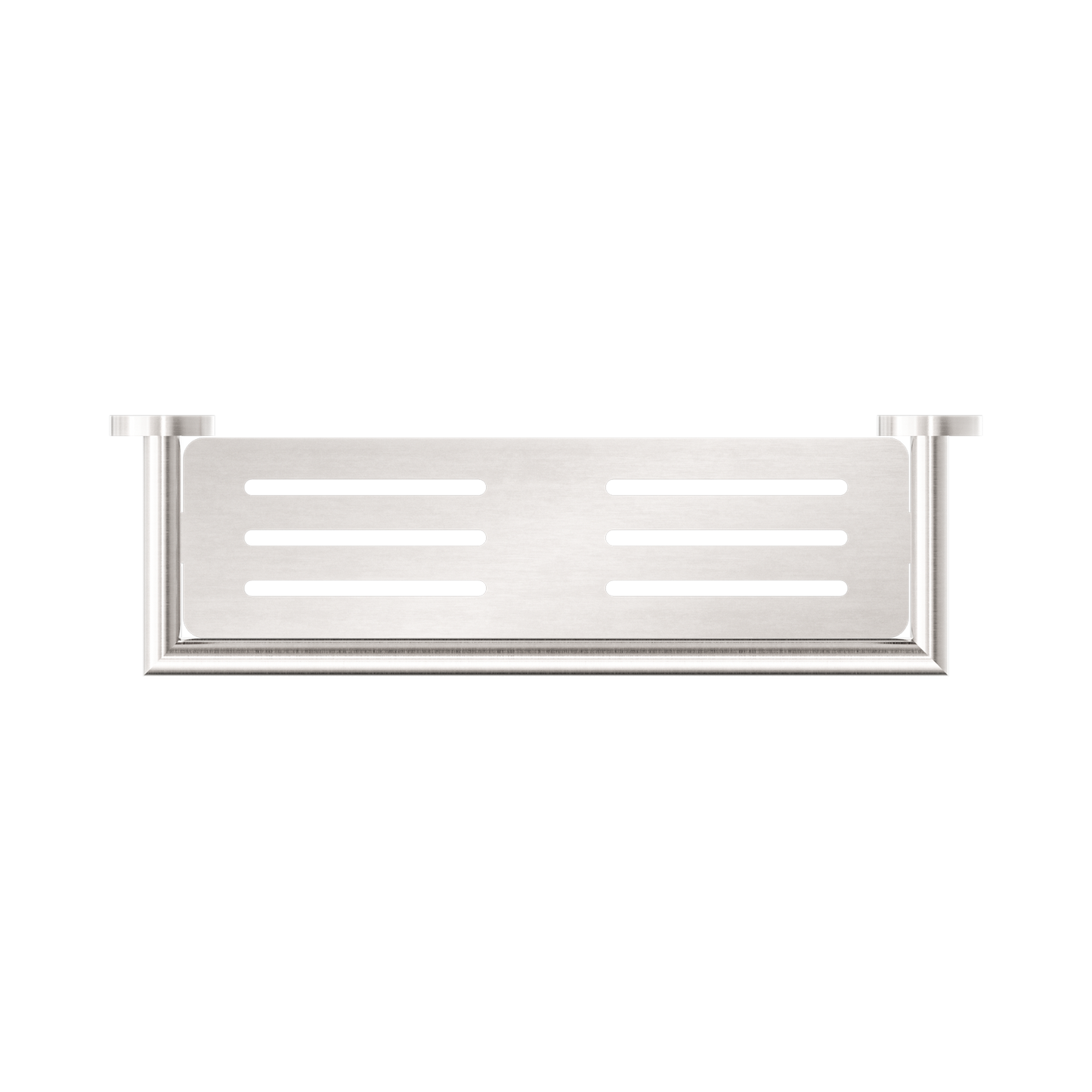 Dolce Metal Shower Shelf Brushed Nickel