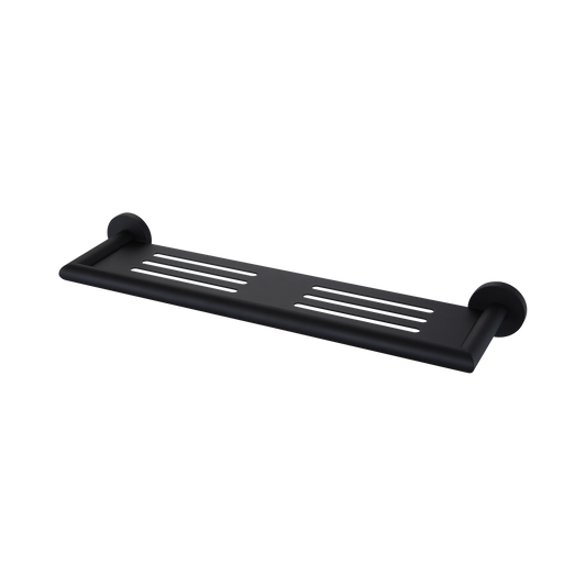 Dolce Metal Shower Shelf Matte Black
