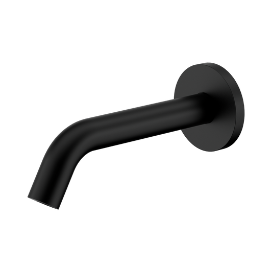 Mecca Wall-Mounted Sensor Tap with 80mm Wall Plate Matte Black