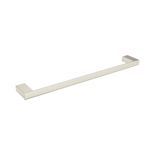 Celia Single Towel Rail 600mm Brushed Nickel