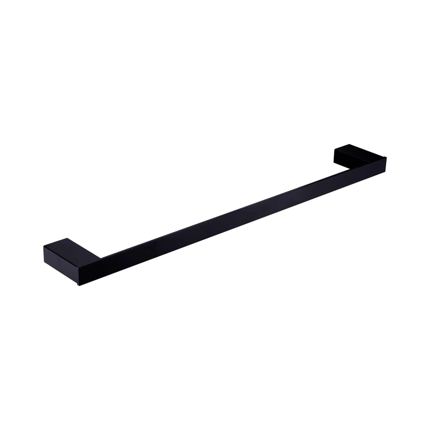 Celia Single Towel Rail 600mm Matte Black
