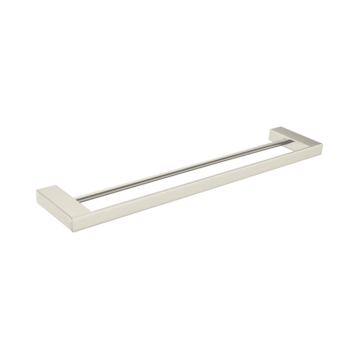 Celia Double Towel Rail 600mm Brushed Nickel