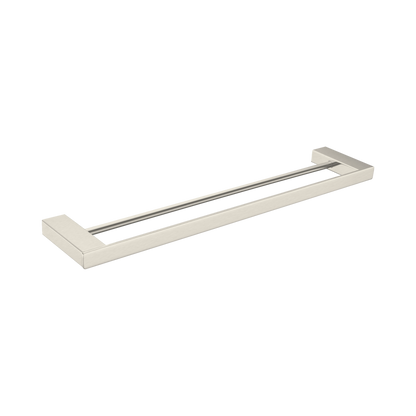 Celia Double Towel Rail 600mm Brushed Nickel