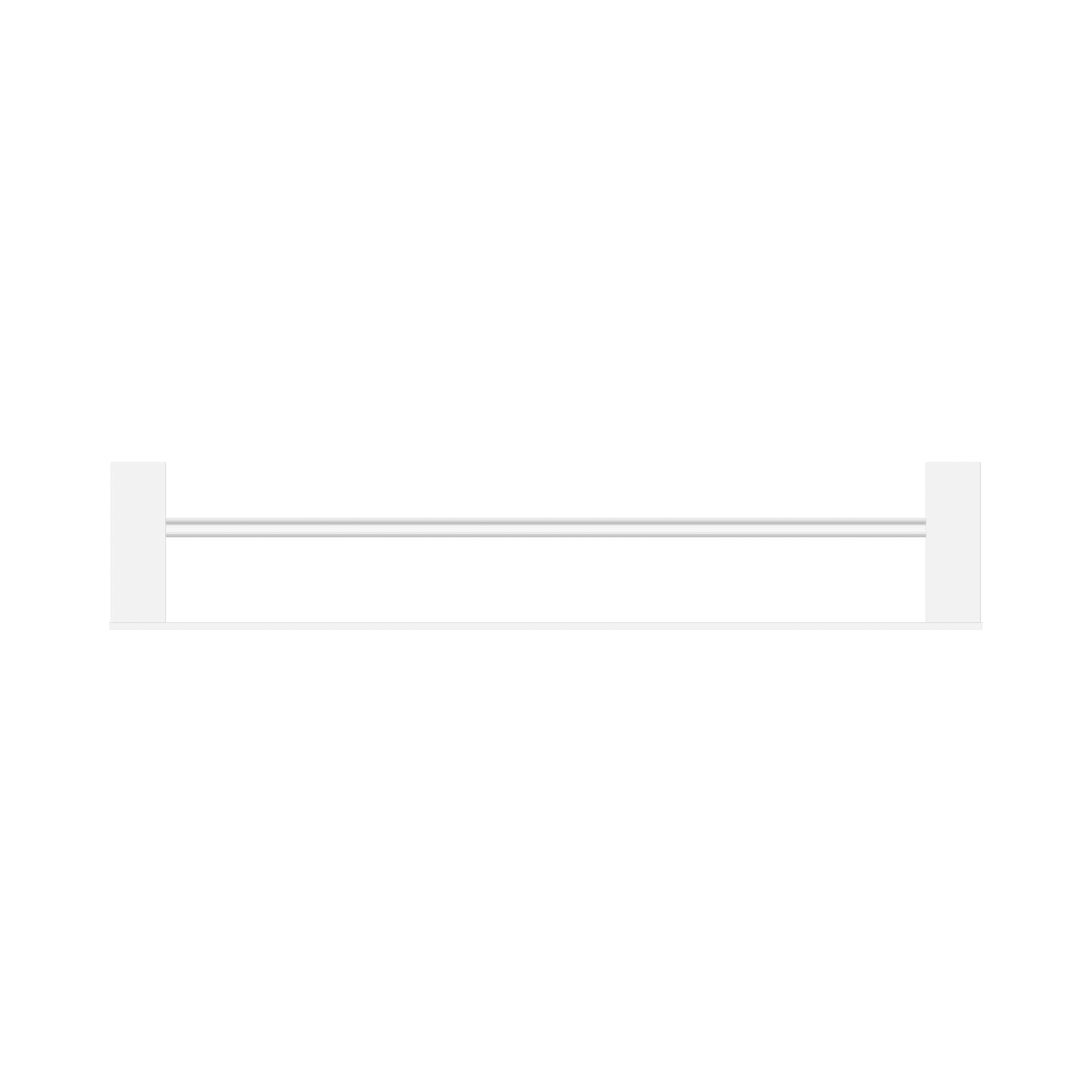 Celia Double Towel Rail 600mm Chrome