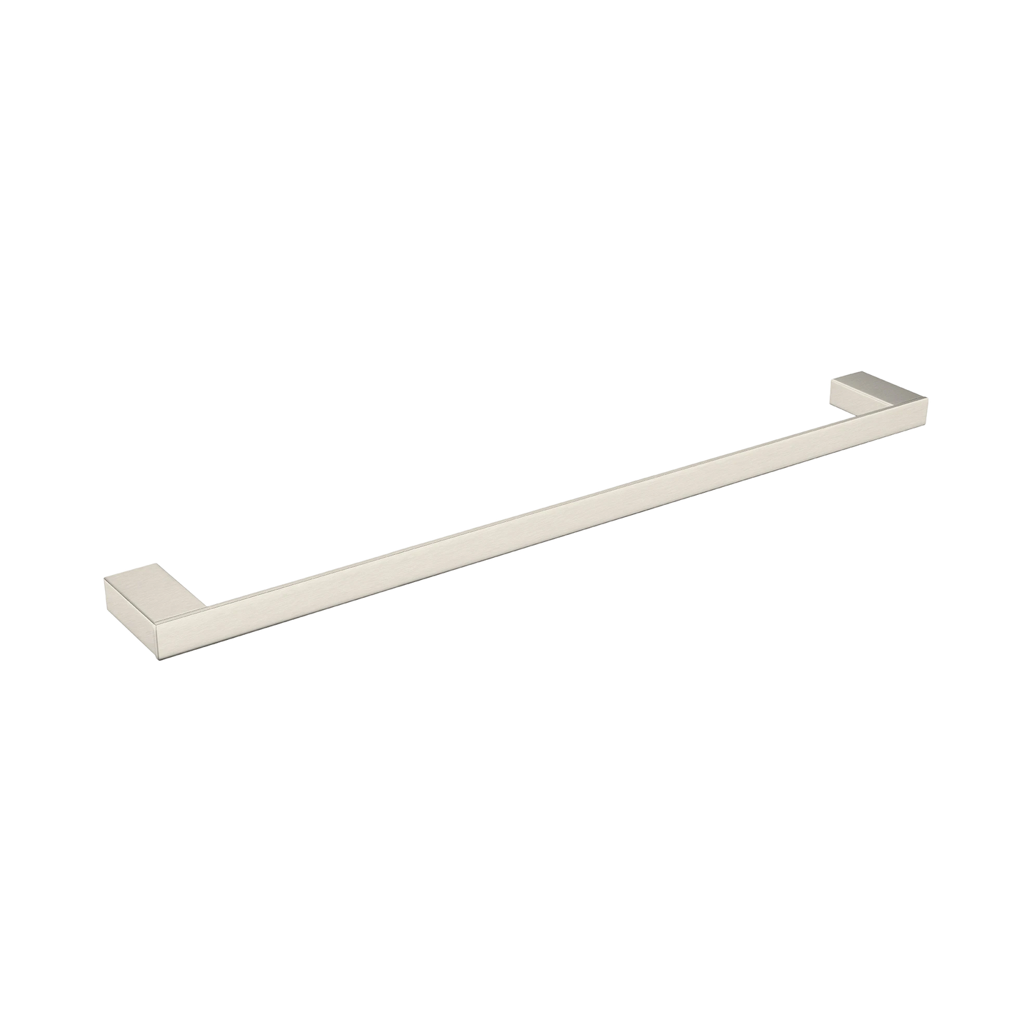 Celia Single Towel Rail 800mm Brushed Nickel