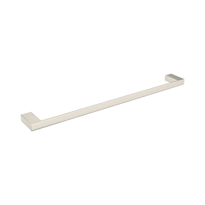 Celia Single Towel Rail 800mm Brushed Nickel