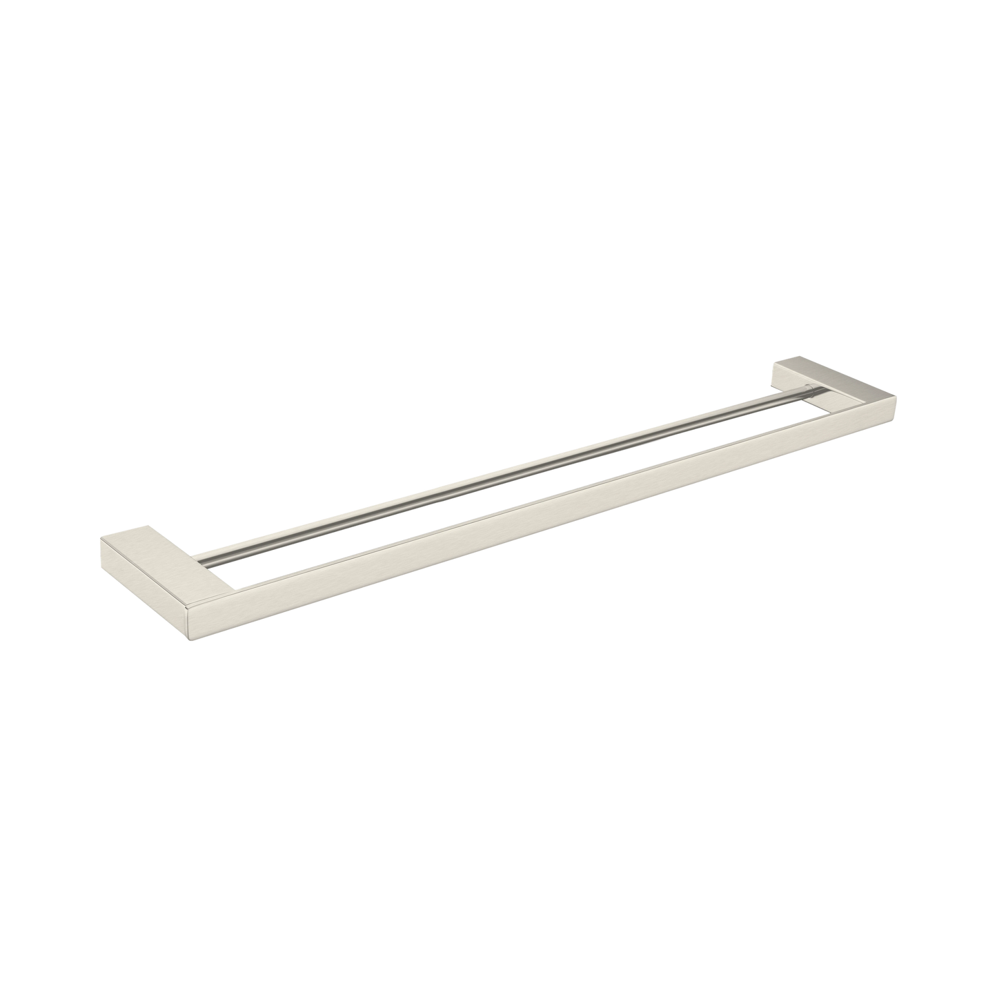 Celia Double Towel Rail 800mm Brushed Nickel