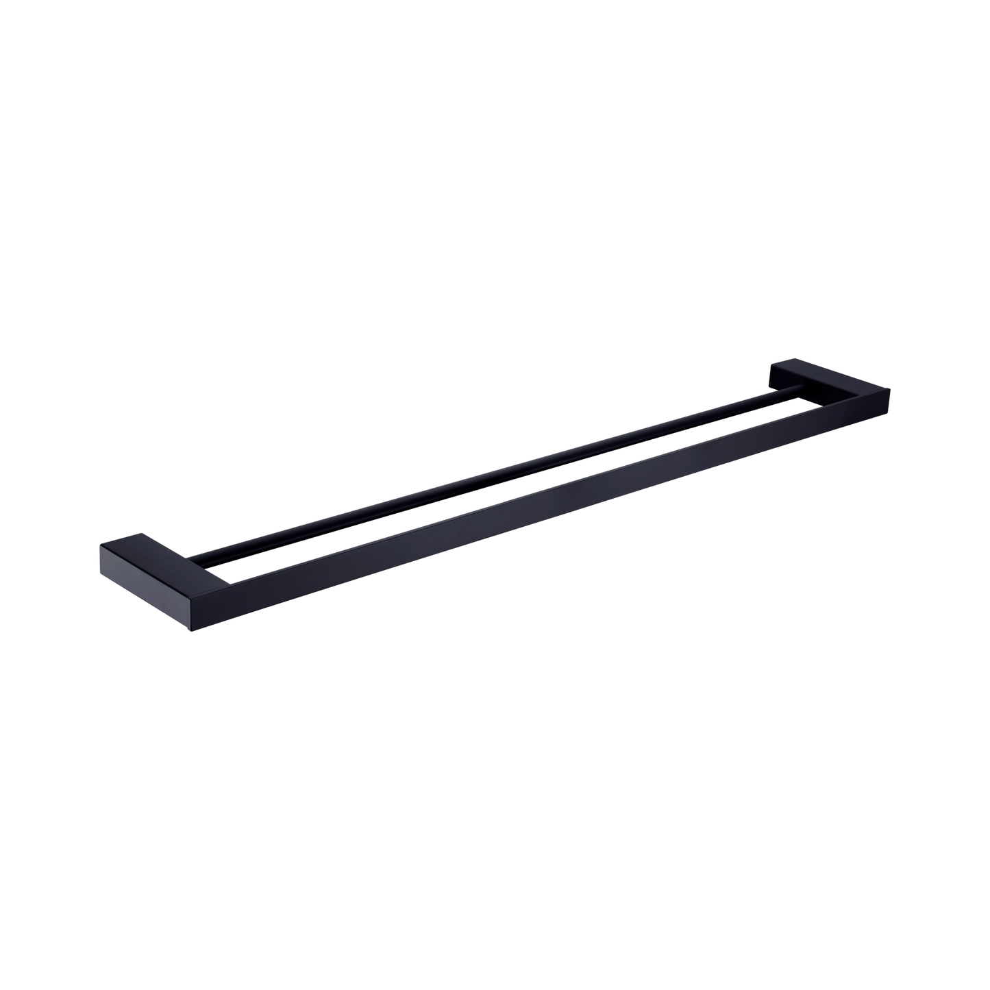 Celia Double Towel Rail 800mm Matte Black