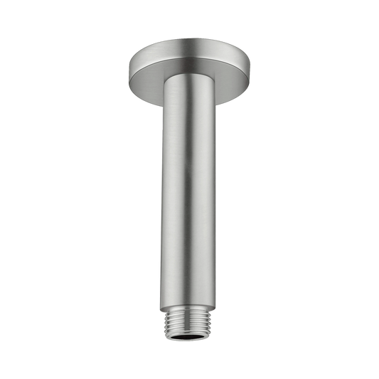 Round Ceiling Arm 100mm Length Brushed Nickel