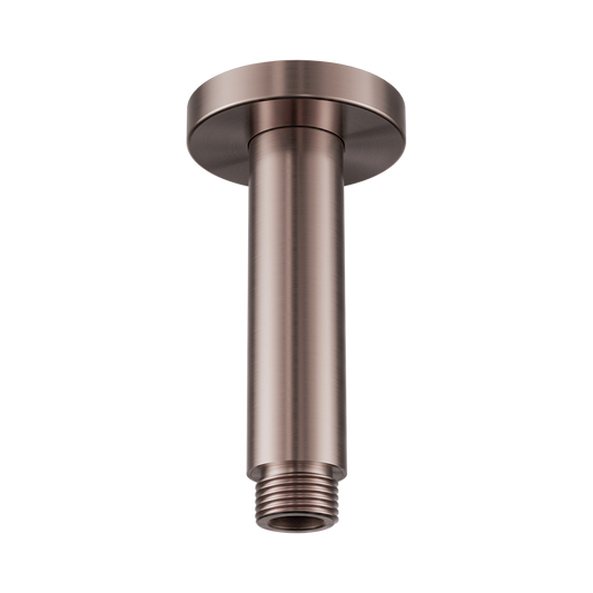 Round Ceiling Arm 100mm Length Brushed Bronze