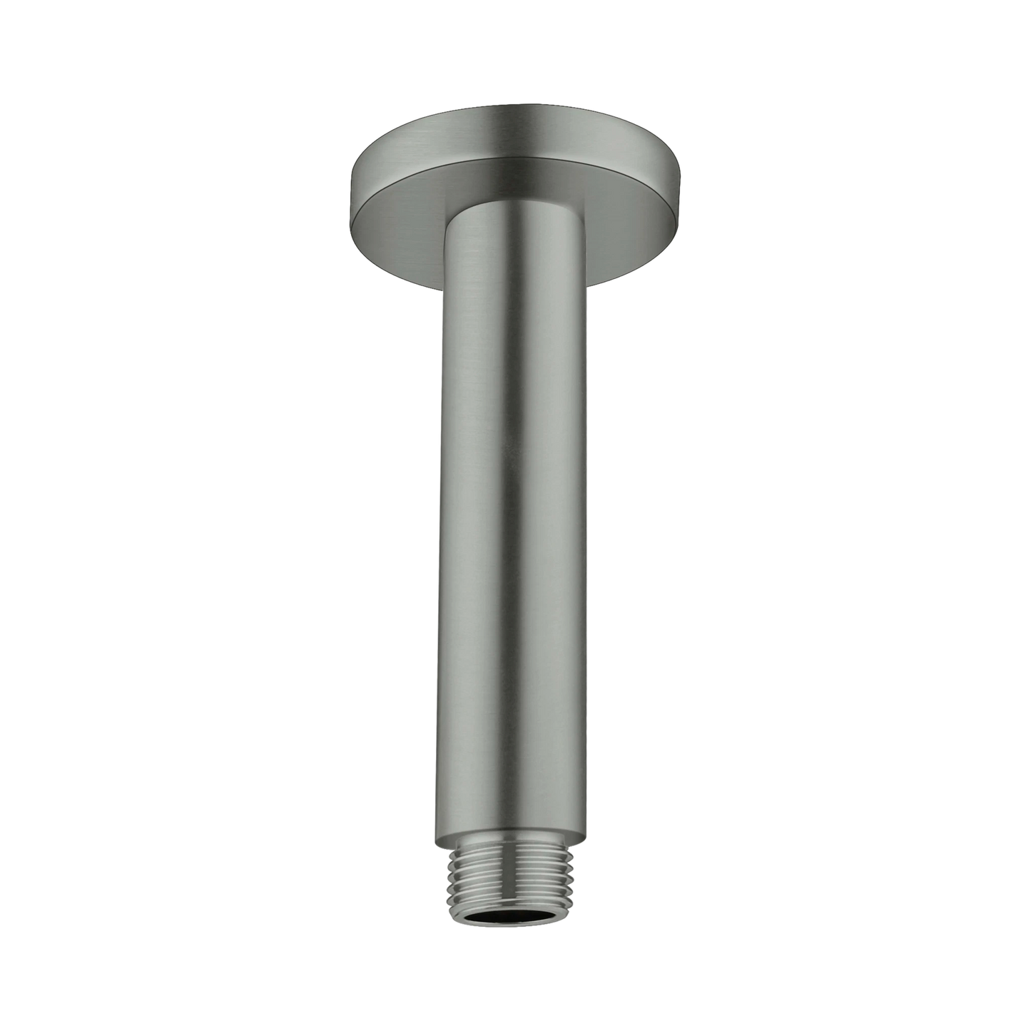 Round Ceiling Arm 100mm Length Gun Metal