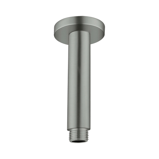 Round Ceiling Arm 100mm Length Gun Metal