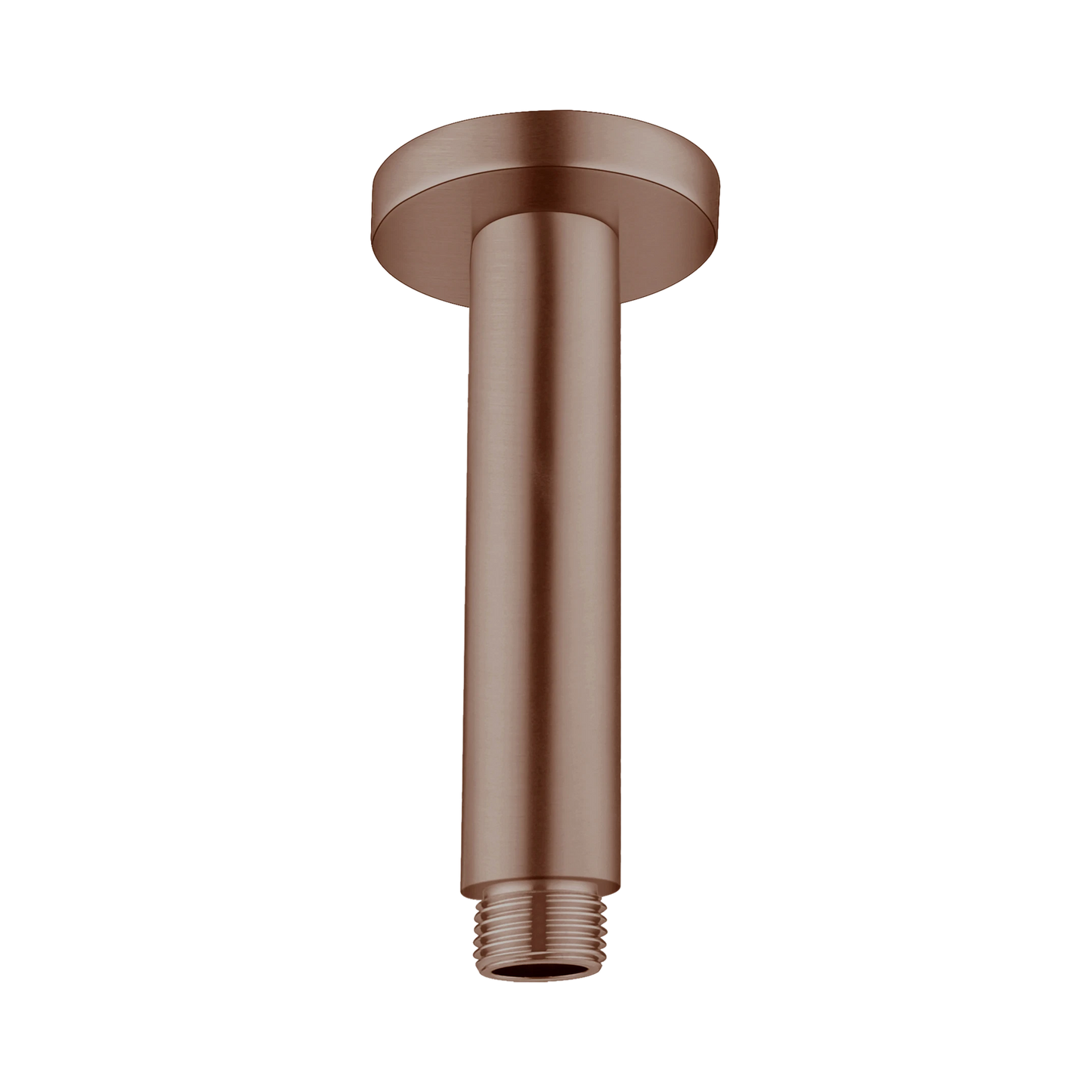 Round Ceiling Arm 150mm Length Brushed Bronze