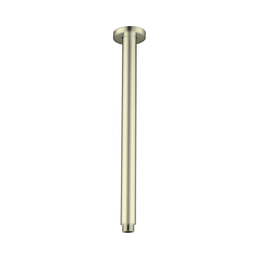 Round Ceiling Arm 300mm Length Brushed Gold