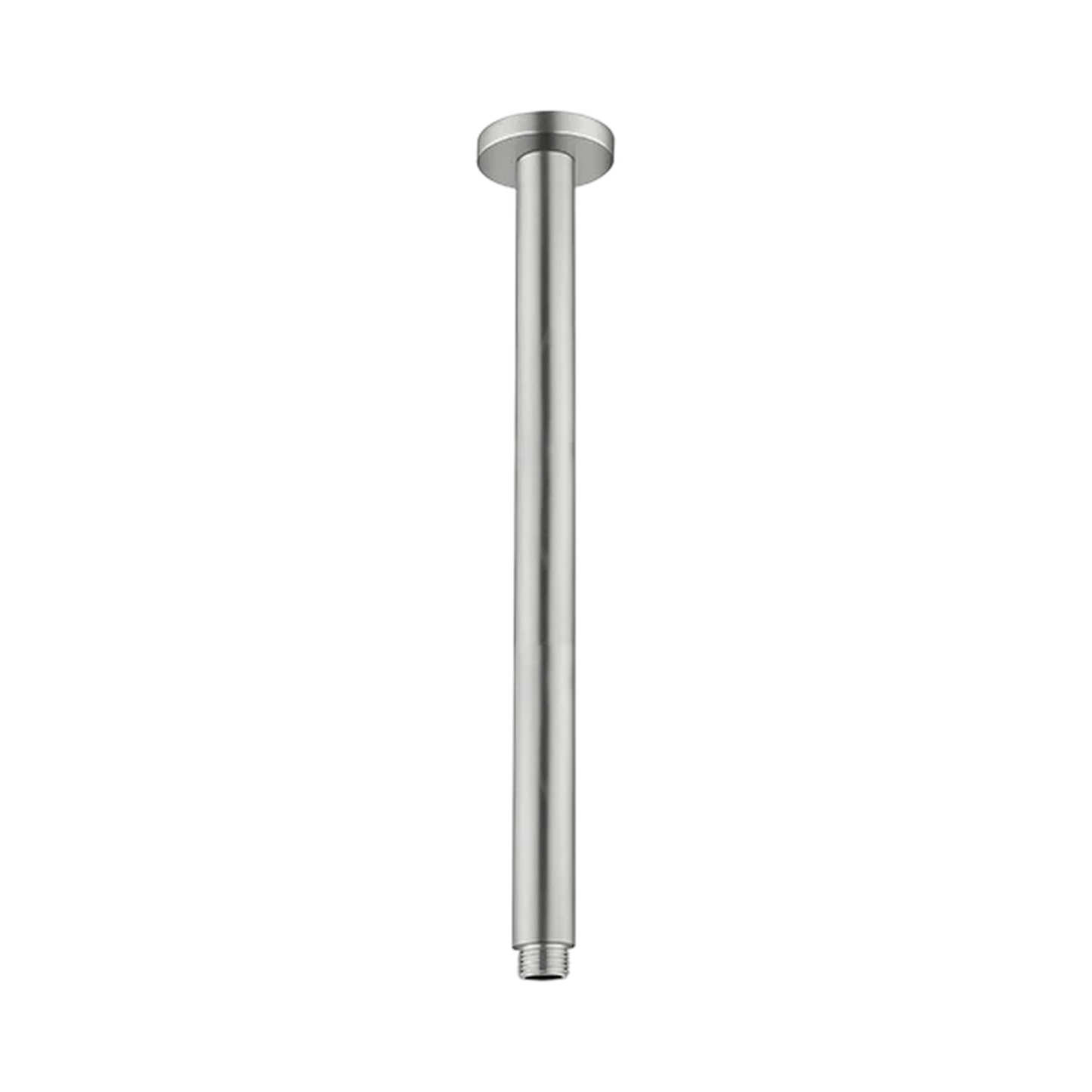Round Ceiling Arm 300mm Length Brushed Nickel