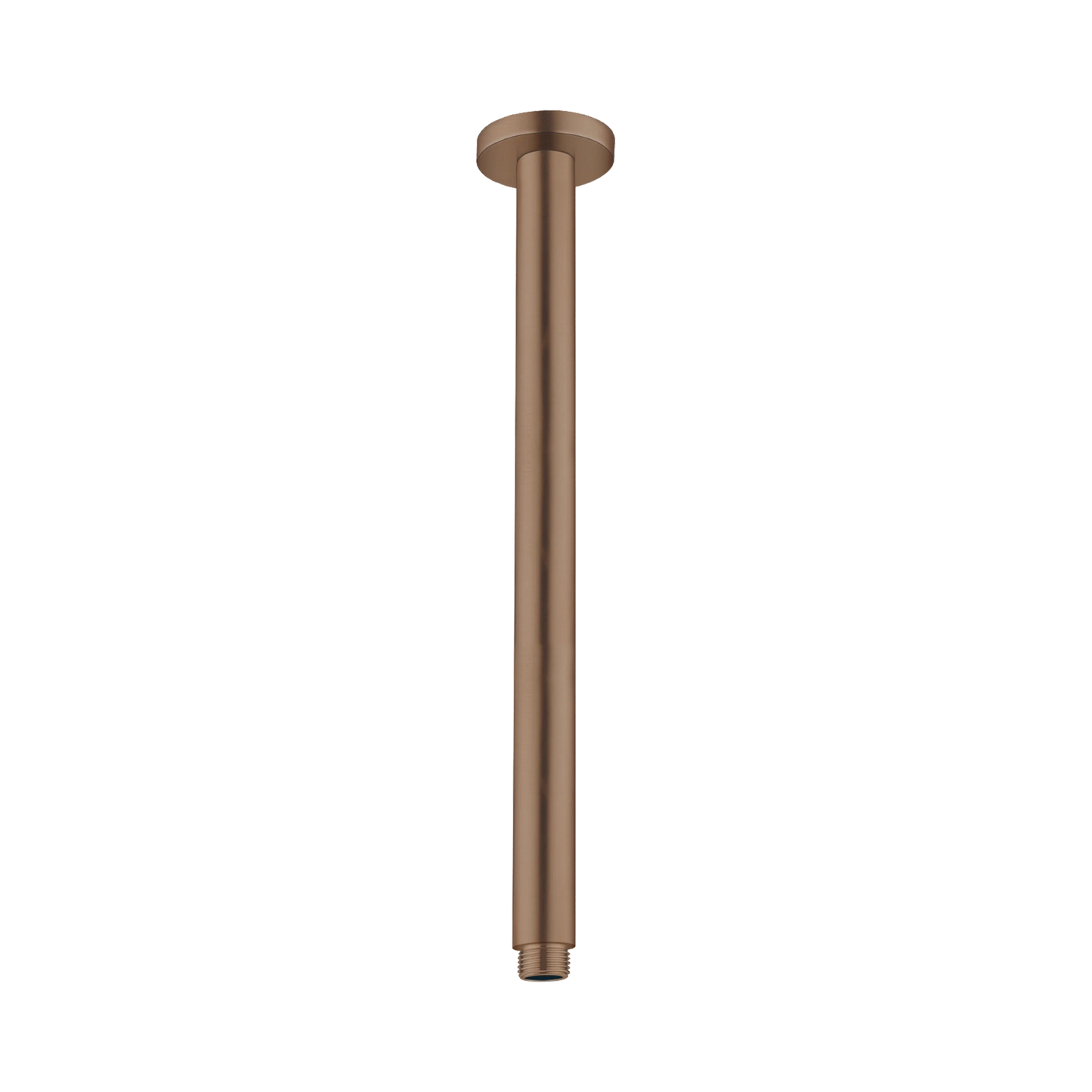 Round Ceiling Arm 300mm Length Brushed Bronze