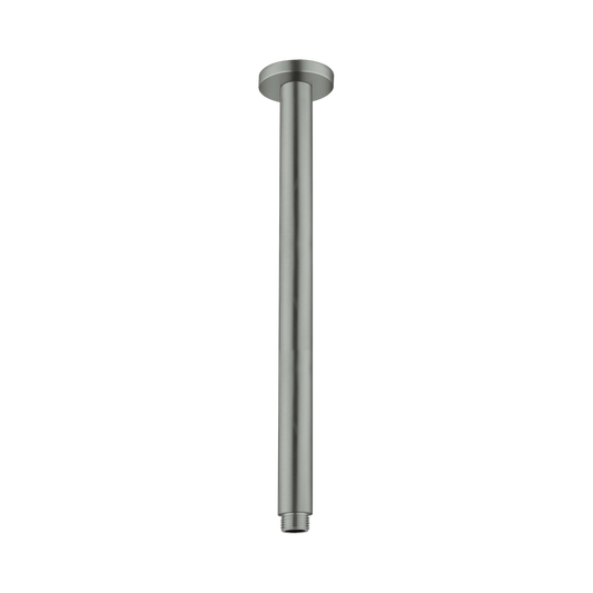 Round Ceiling Arm 300mm Length Gun Metal