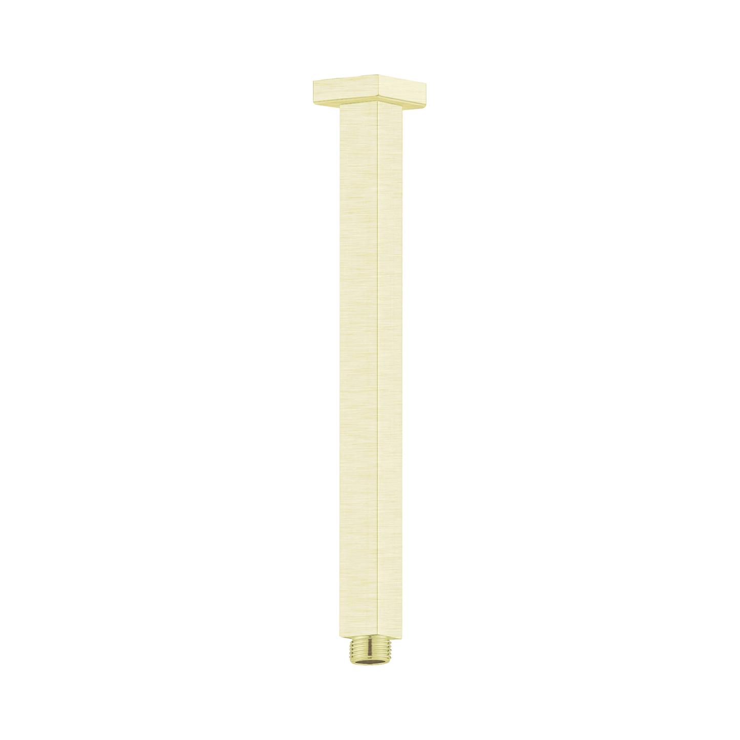 Square Ceiling Arm 300mm Length Brushed Gold
