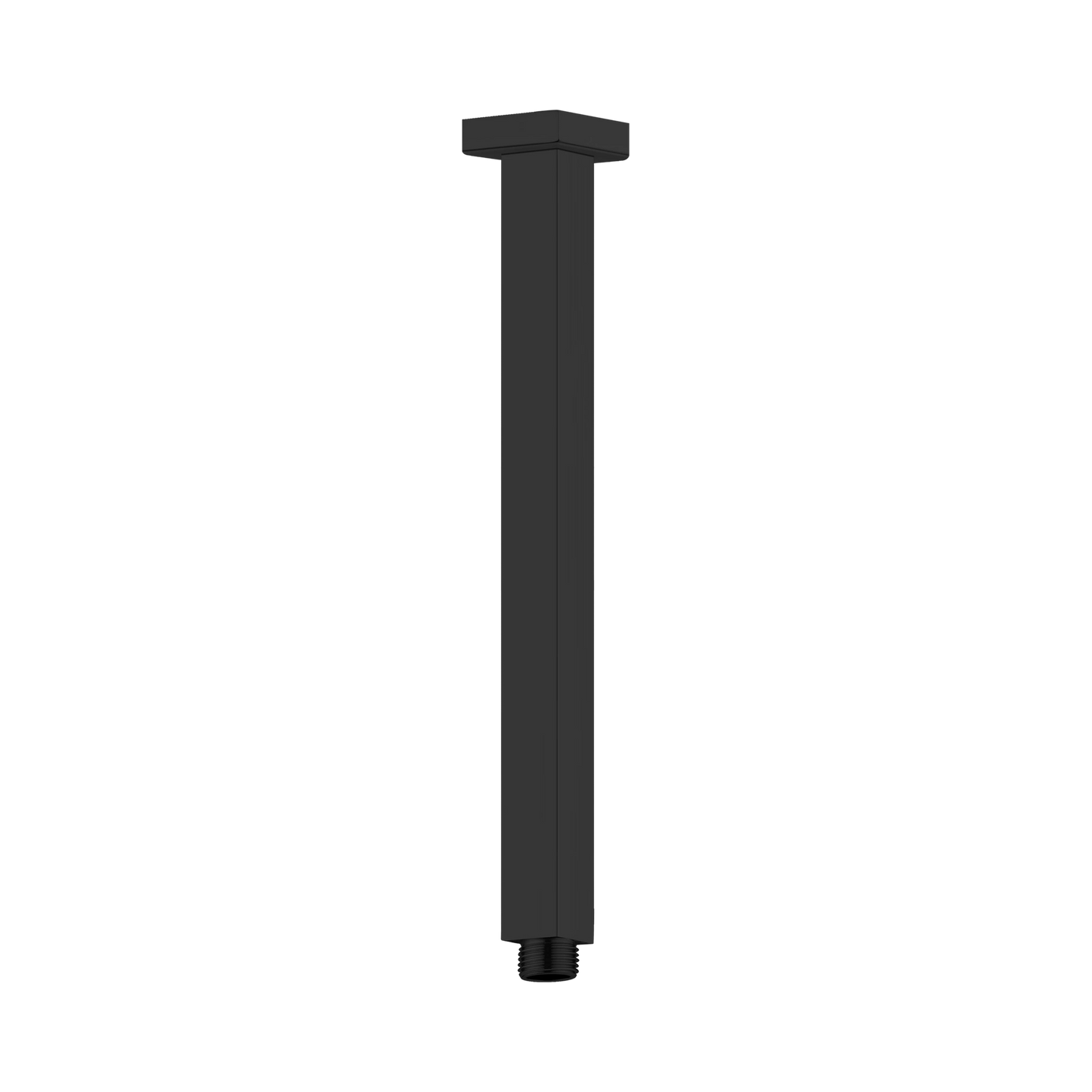 Square Ceiling Arm 300mm Length Matte Black