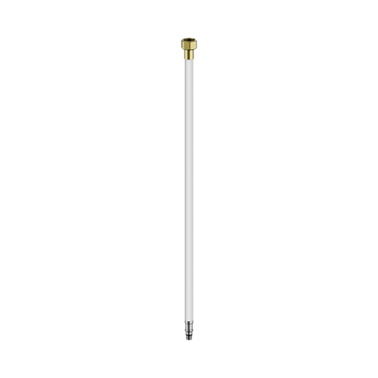 Premium Flexible Mixer Tap Hose Pair Brushed Gold