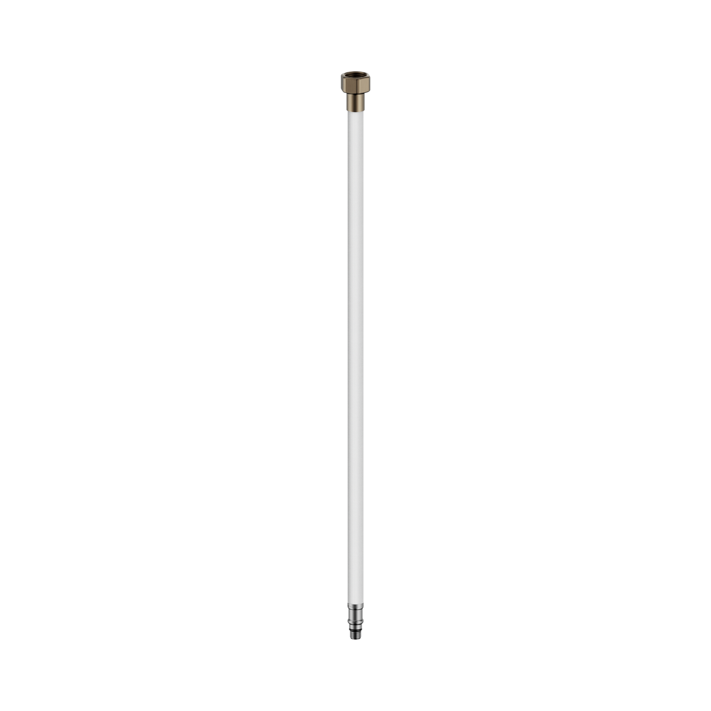 Premium Flexible Mixer Tap Hose Pair Brushed Bronze